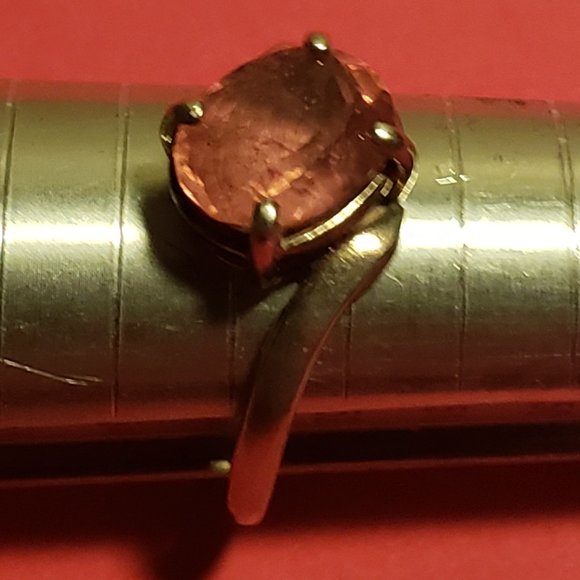 Vintage 925 Pink Sapphire Ring - Picture 4 of 5